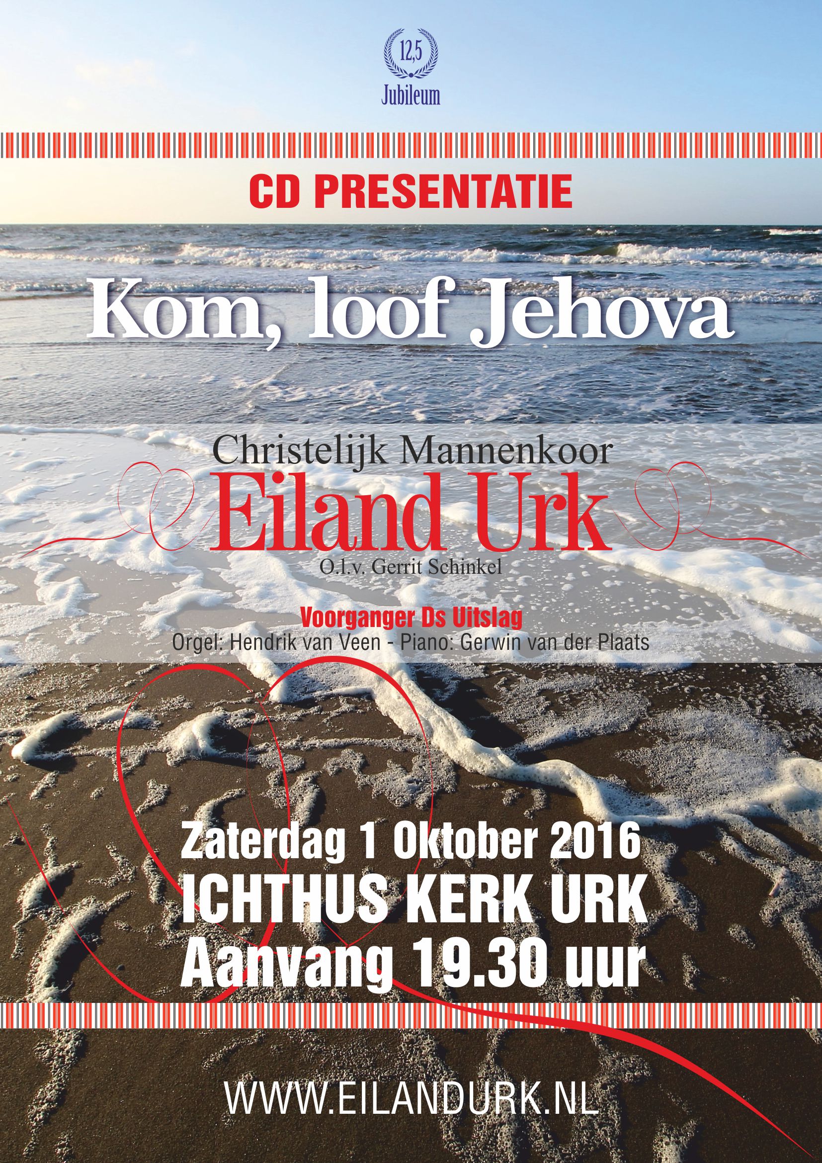 CD presentatie Christelijk mannenkoor Eiland Urk